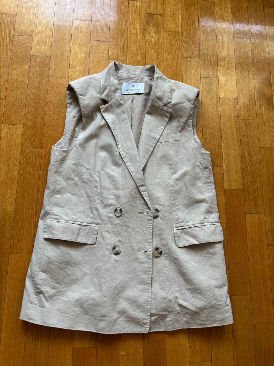 Linen vest STRADIVARIUS photo 3