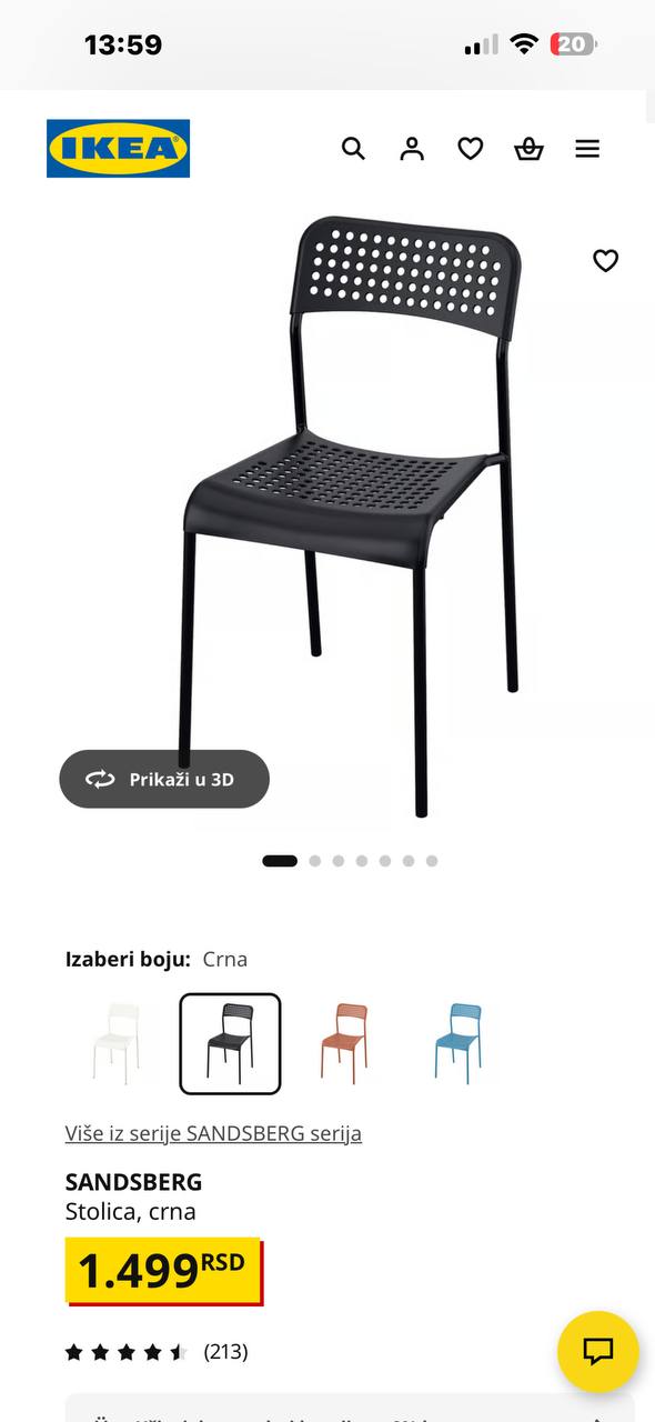 Стул Ikea