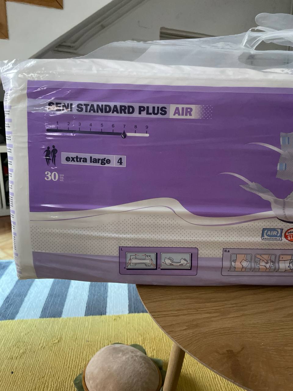 Seni Standard plus air pelene
