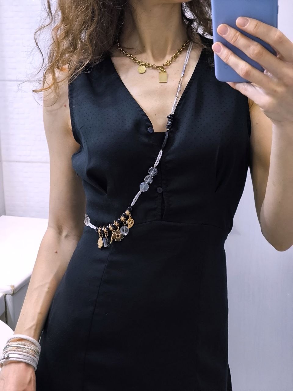 Long dress with cutouts photo 2