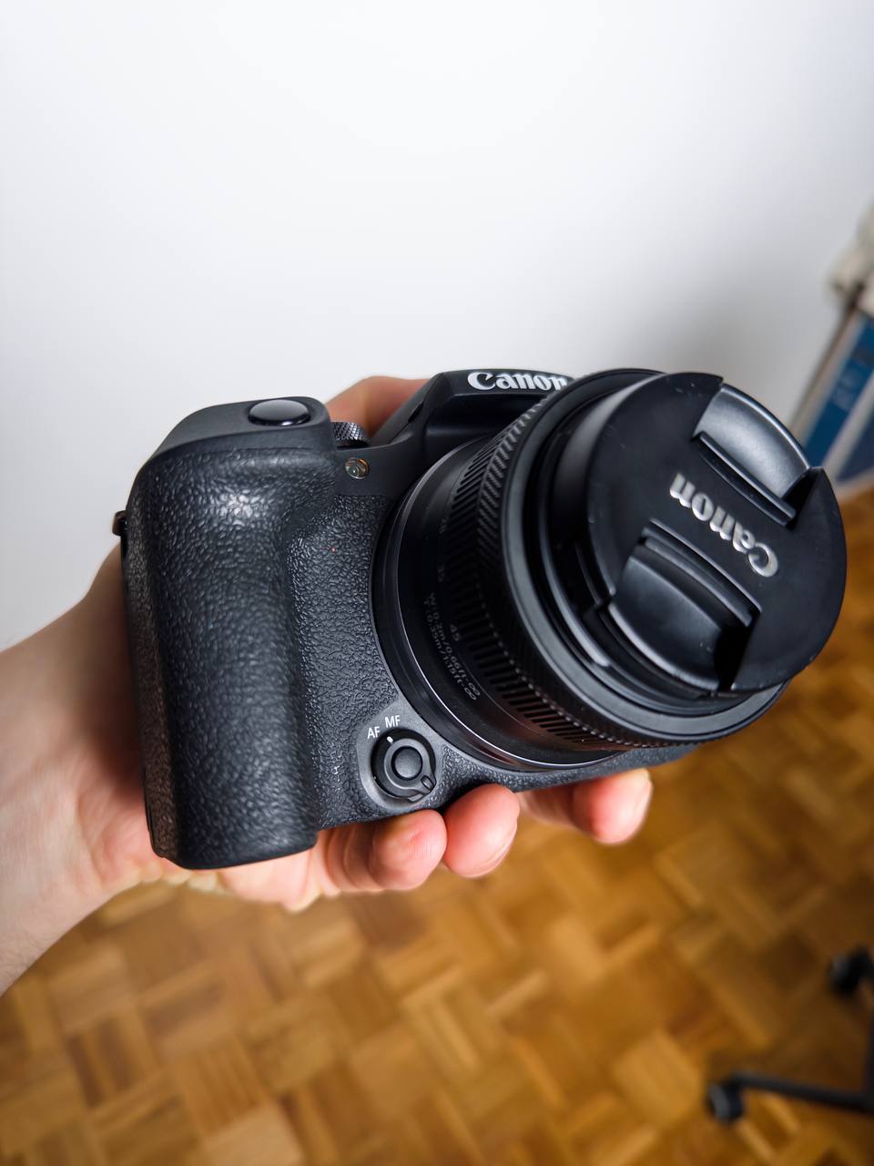 Canon R10 camera with 18-45mm lens