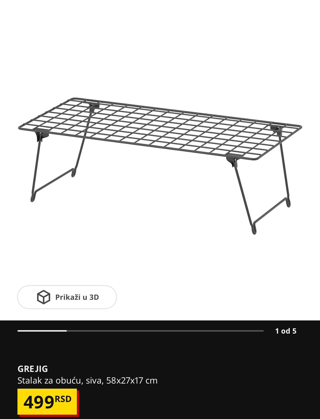 shelves for shoes IKEA and tray