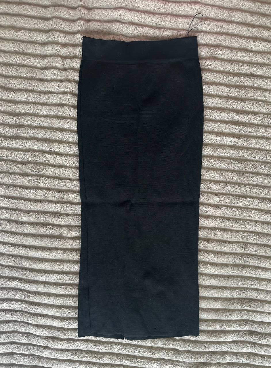 Black ribbed dress photo 8