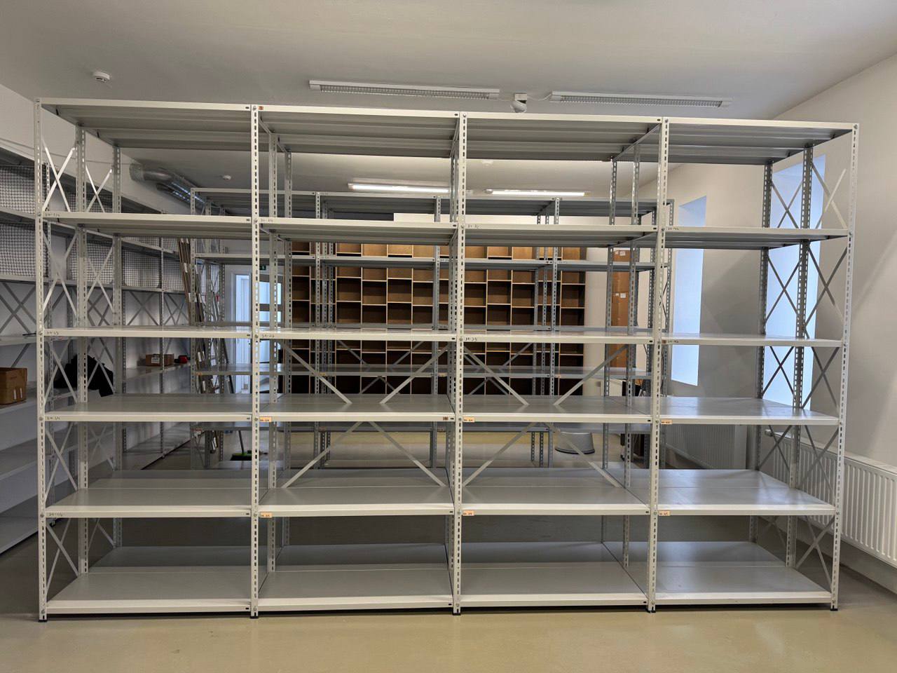 Metal shelves for warehouse/garage