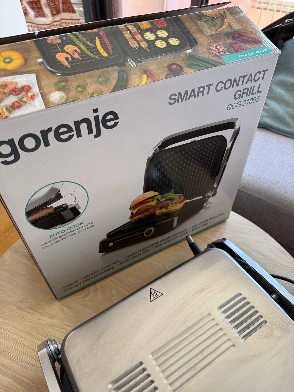 Contact grill Gorenje GCG 2100S photo 2