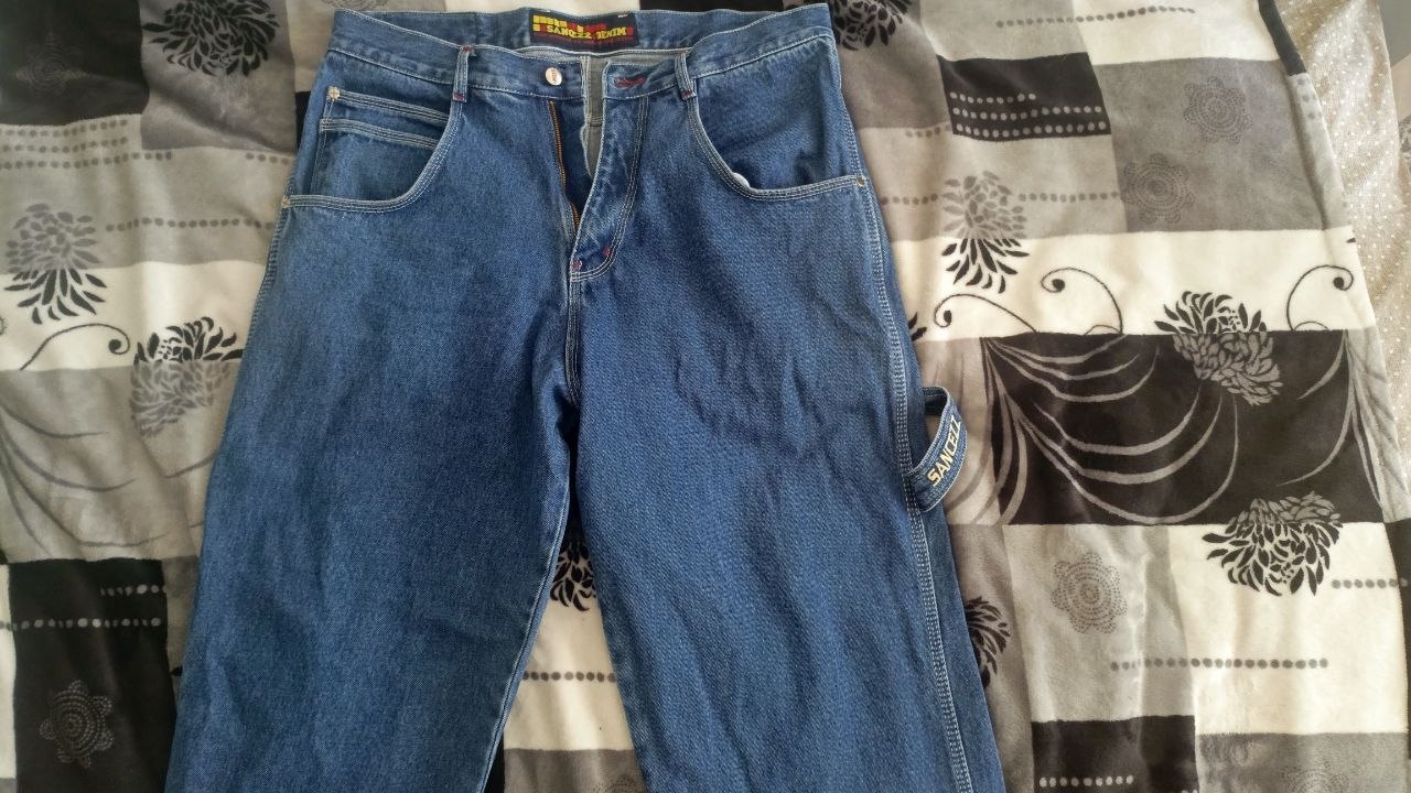 Винтаžne džinsice, nove, Sancezz 2000s Vintage Hip Hop Baggy Jeans photo 3