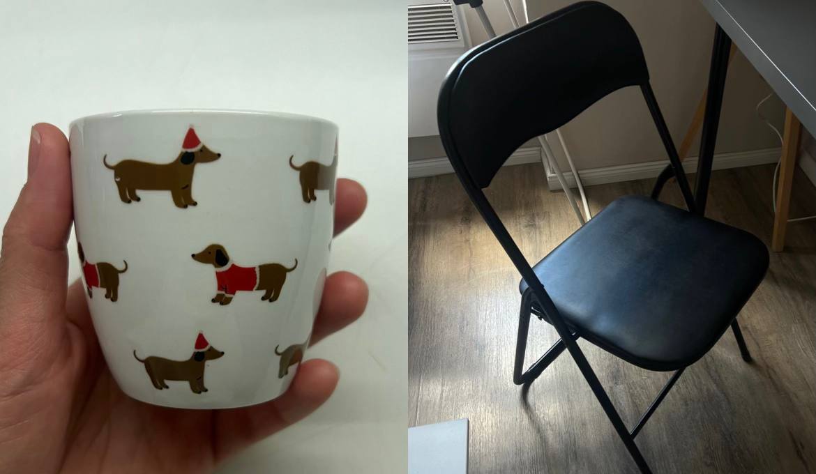 Mug with terriers without handle photo 3