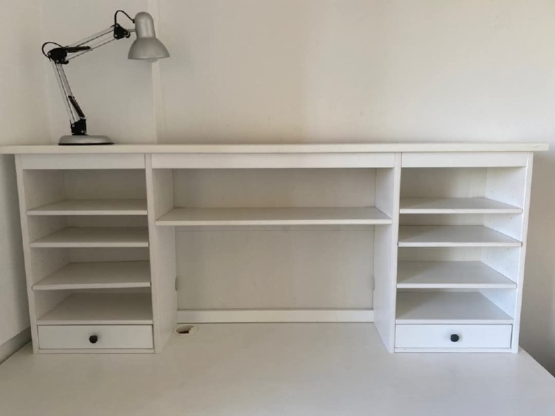 IKEA HEMNES table with shelf photo 2