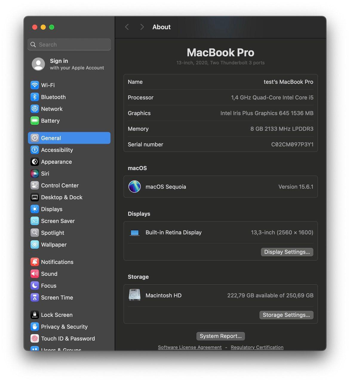 MacBook Pro 13" 2020 photo 3