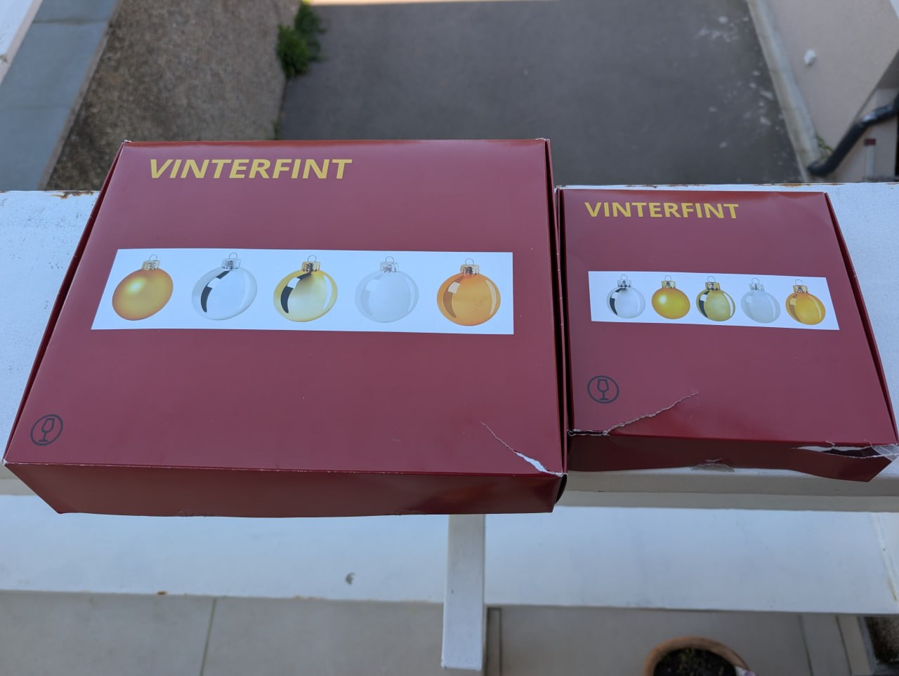 IKEA VINTERFINT stakleni Božićni ukrasi photo 4