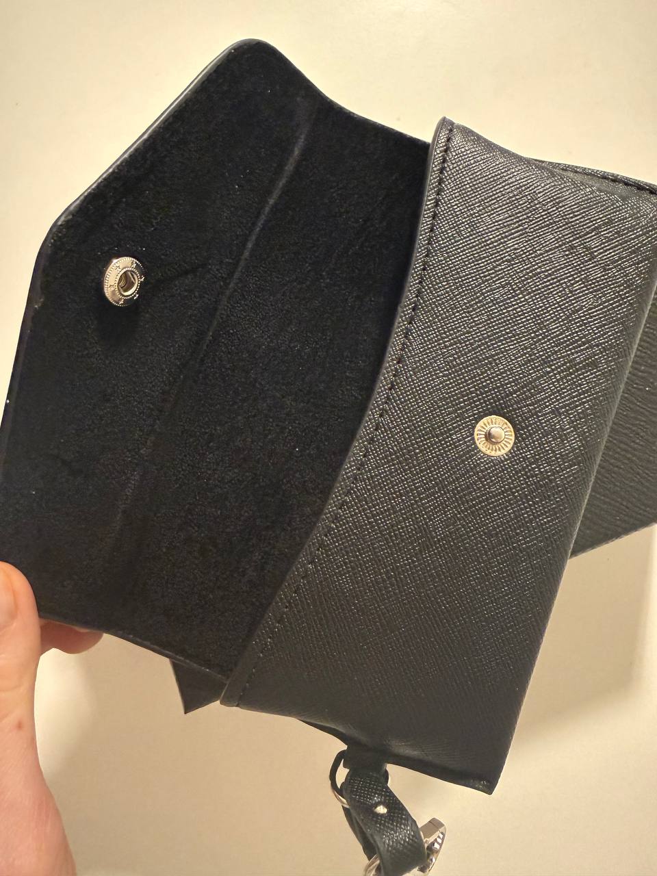 Prada Saffiano Leather Mini Pouch / Eyeglasses Case photo 3