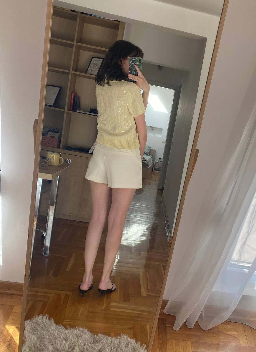 Шорты с вышивкой zara photo 7