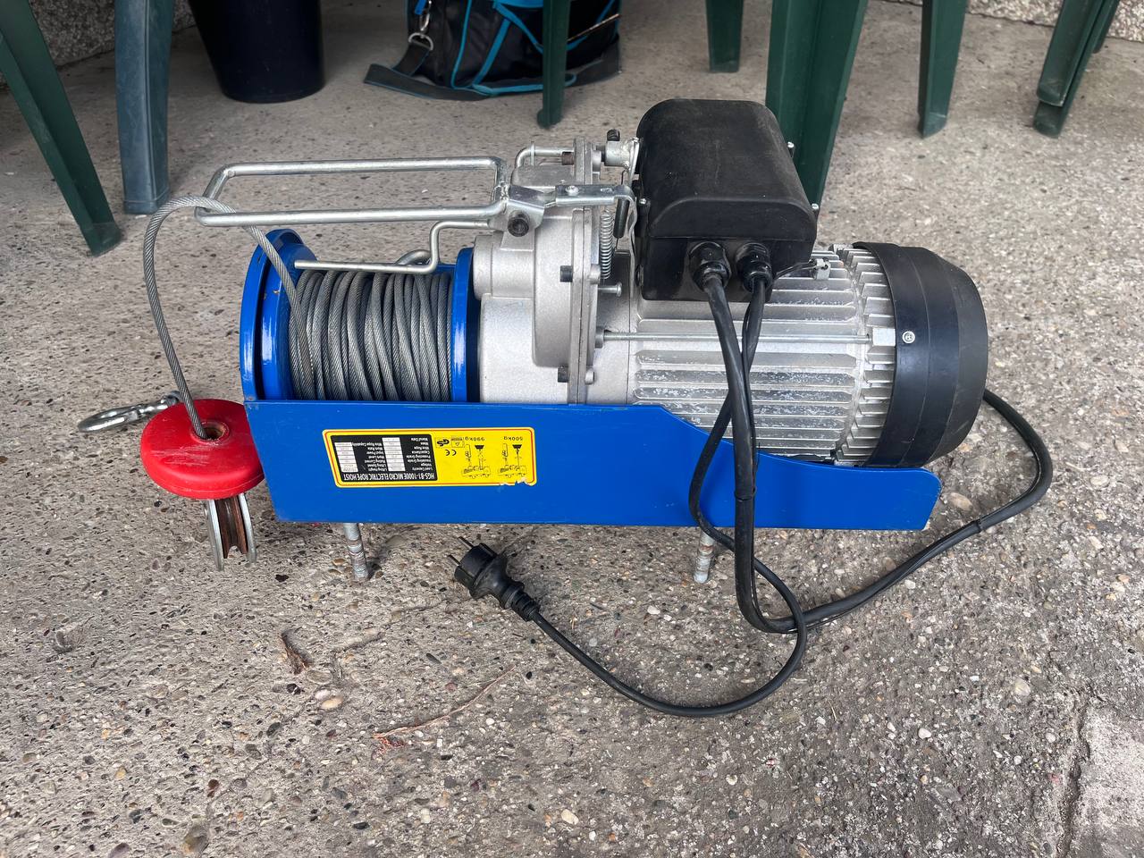 HGS-B1-1000E MICRO ELECTRIC ROPE HOIST photo 3