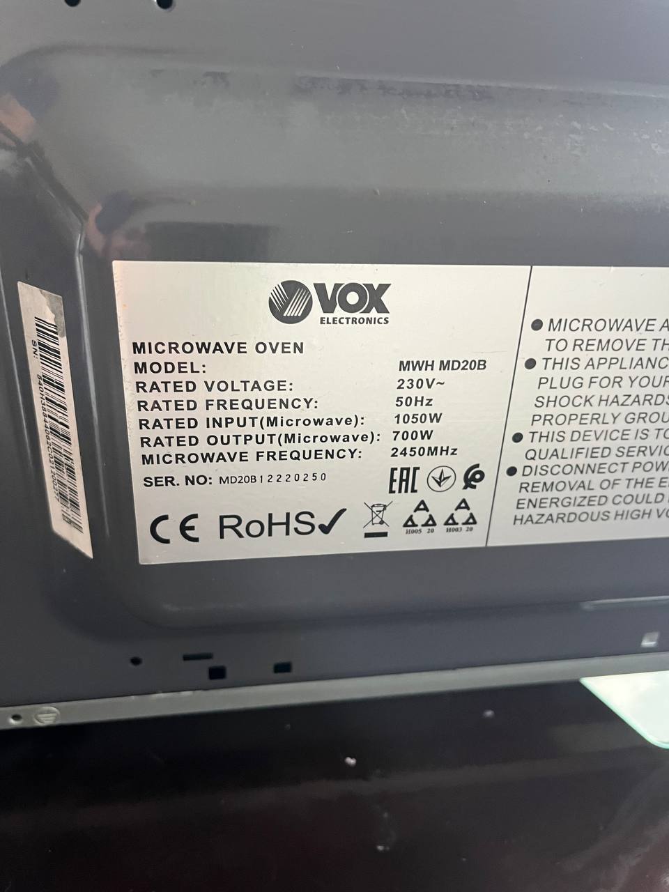 Микрофлакс vox-3799 photo 5