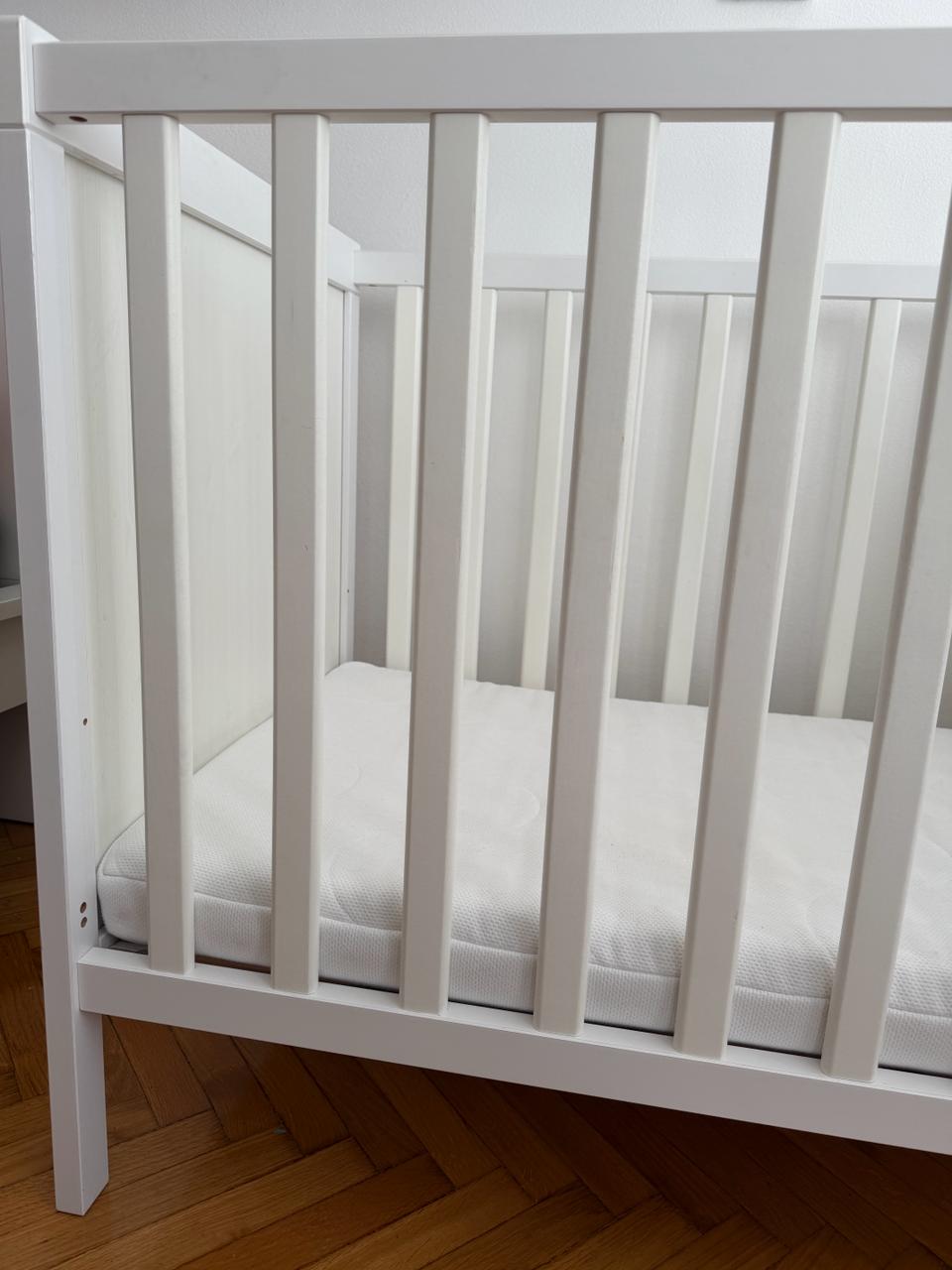 Детская кроватка IKEA SUNDVIK + матрас KRUMMELUR photo 5