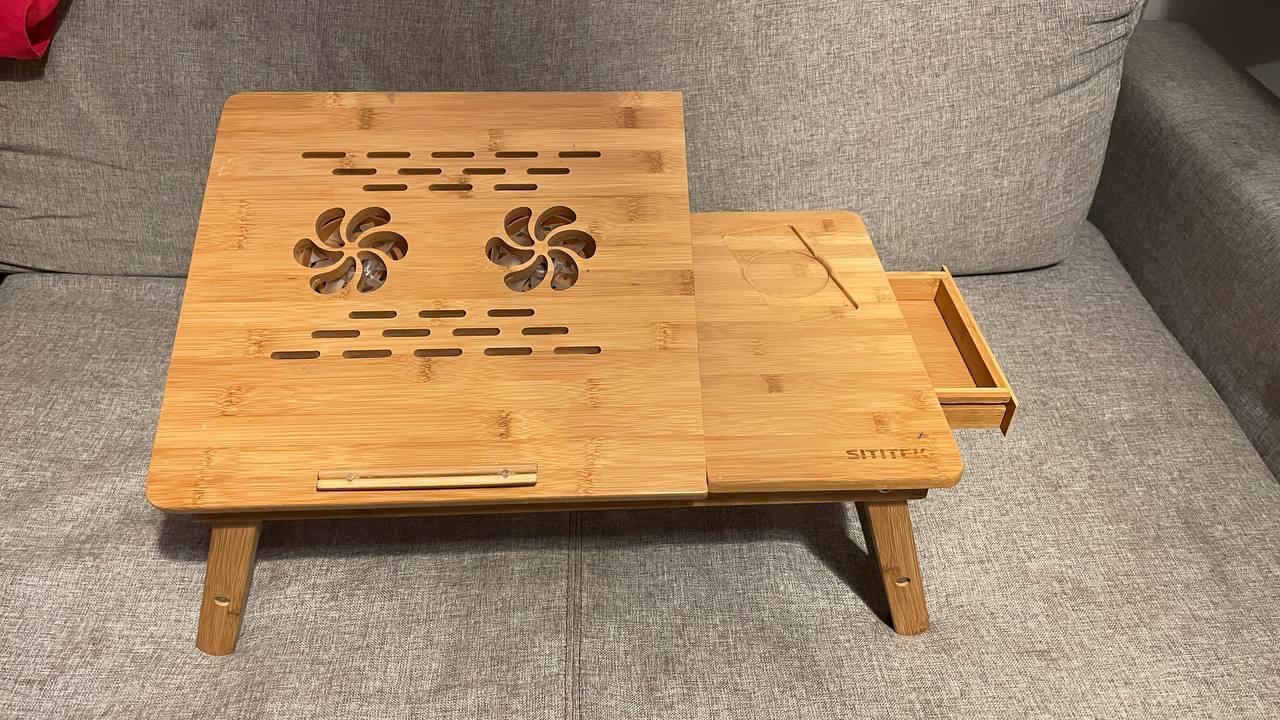 Бамбуков стол за лаптоп SITITEK photo 4