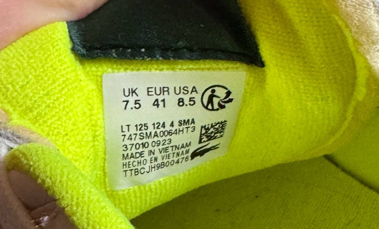Leather Lacoste sneakers photo 2