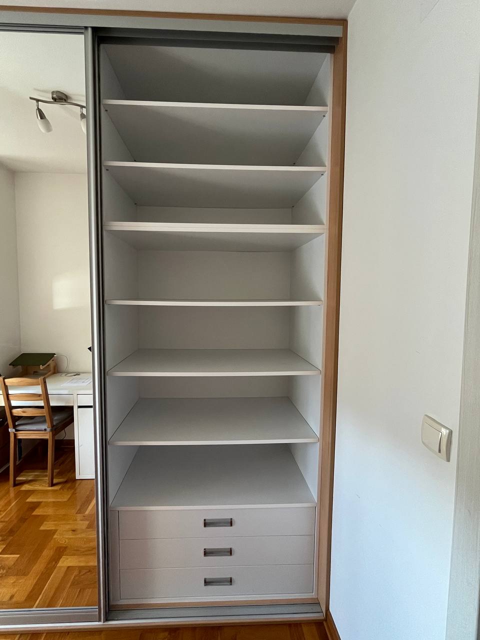 встроенный шкаф-купе с зеркалом photo 5