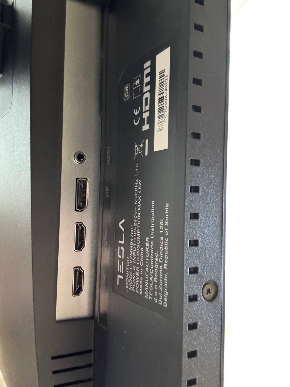 Монитор TESLA 27 дюймов 4К photo 2