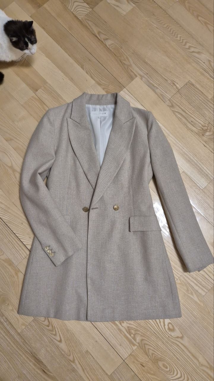 Бежевый пиджак Zara photo 8