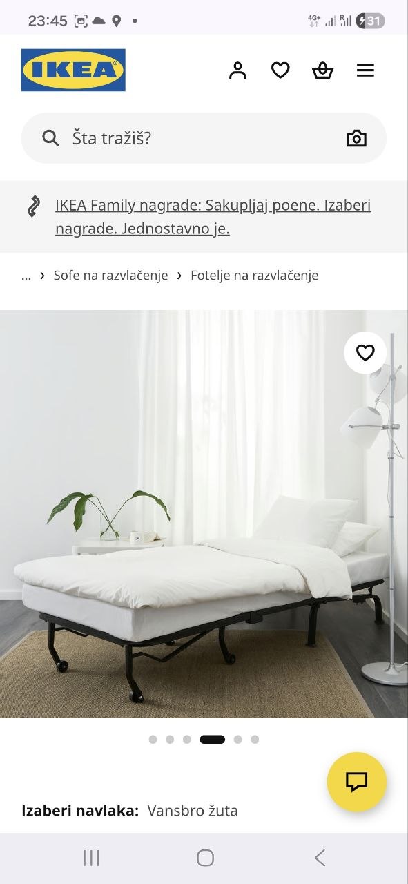 Foldable chair Ikea LYCKSELE MURBO photo 2