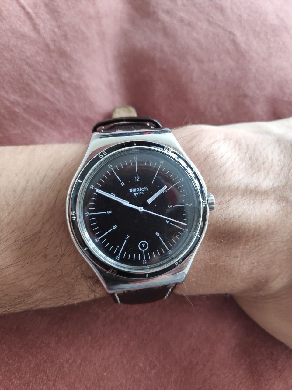 Мужские швейцарские часы Swatch из коллекции Irony Big Classic, модель Trueville photo 2