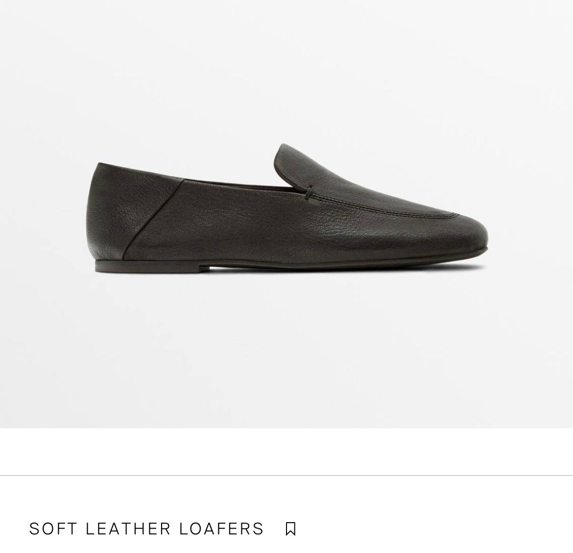 Soft loafers Massimo Dutti