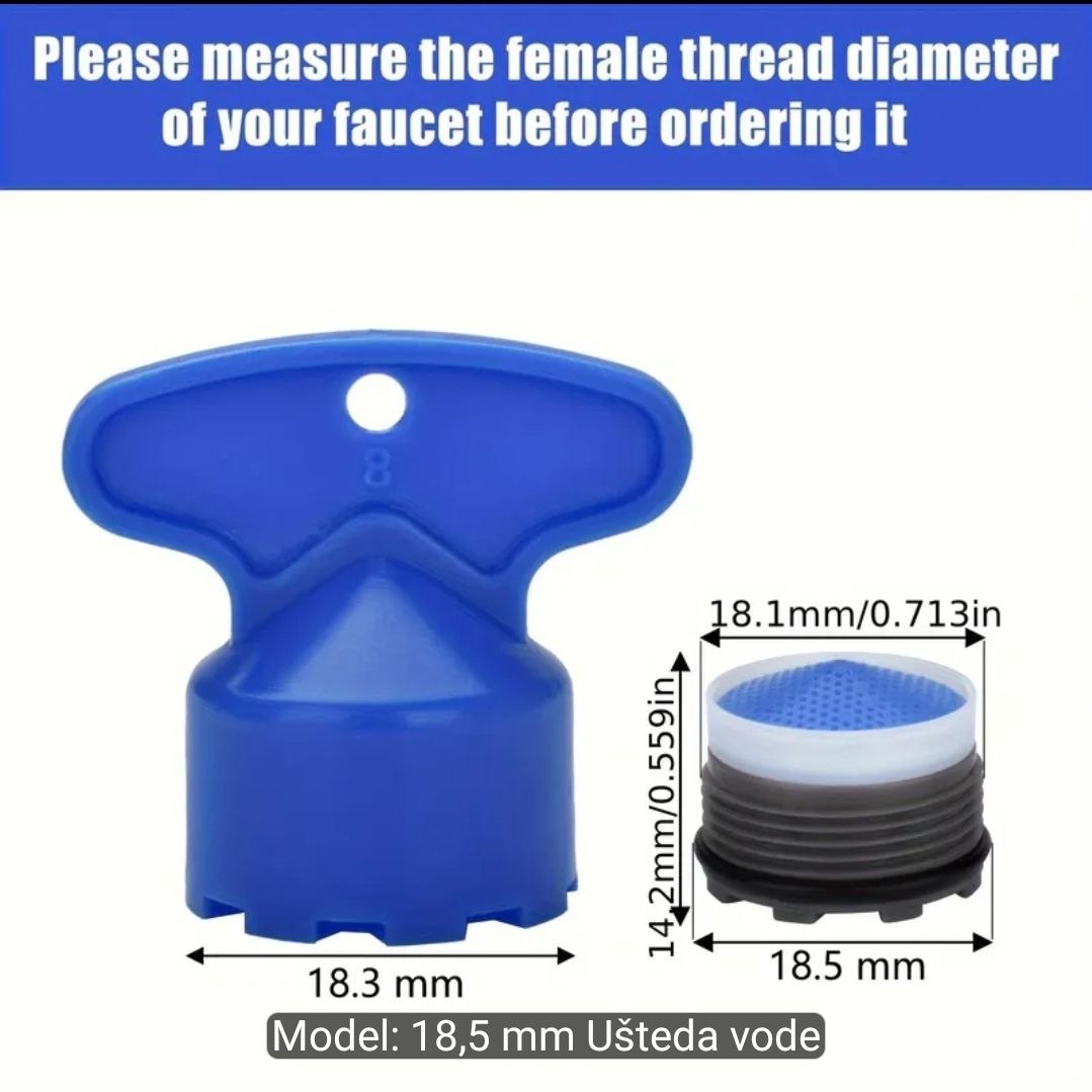 Aerators for faucet and filters for shower hose photo 2