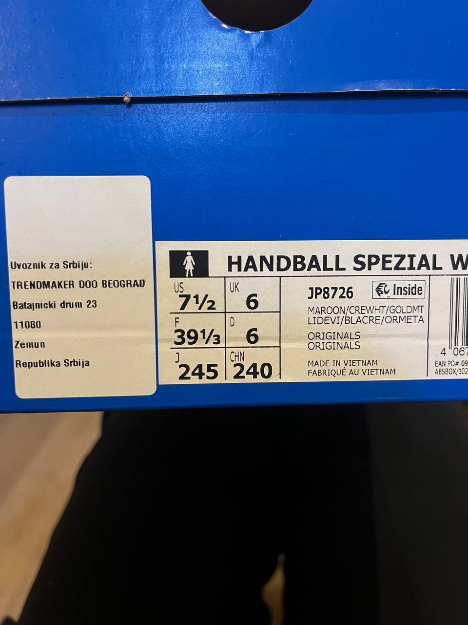 Кроссовки adidas spezial photo 3