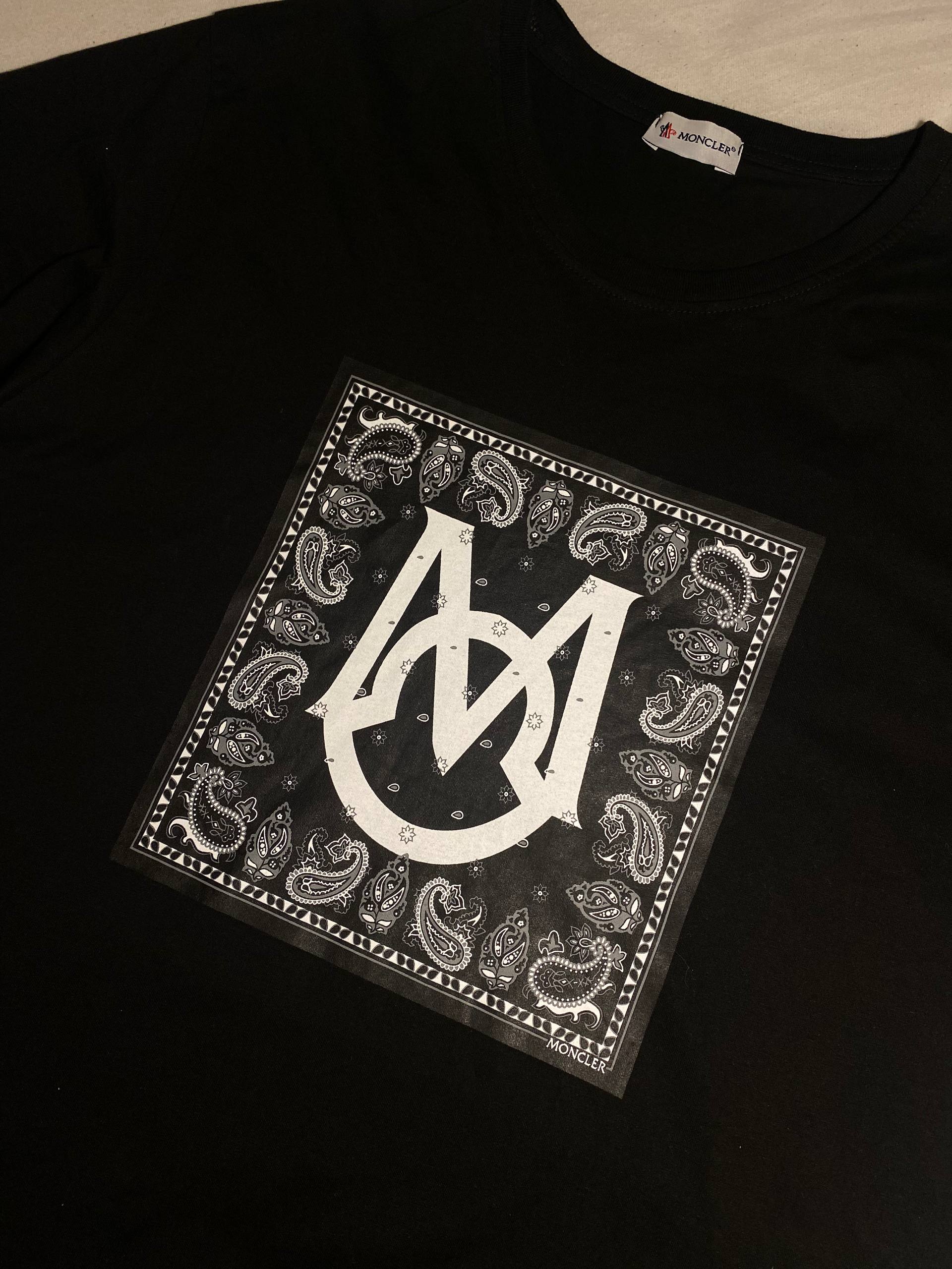 Мушка футболка Moncler Bandana Print