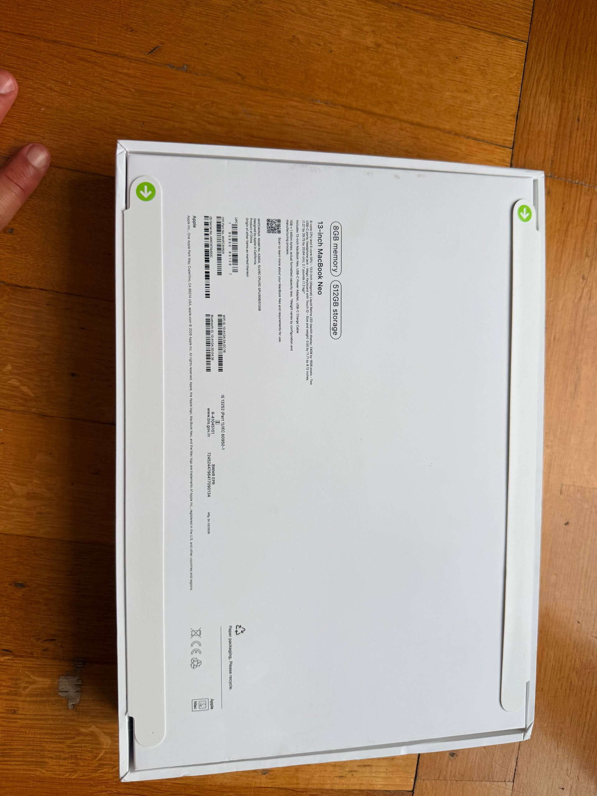 MacBook Neo 13" Srebrna photo 3