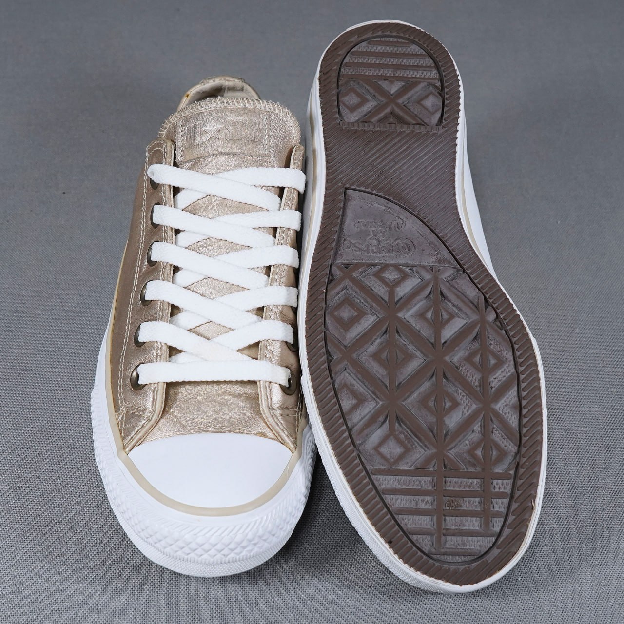 Zlatne metalik Converse All Star obuće