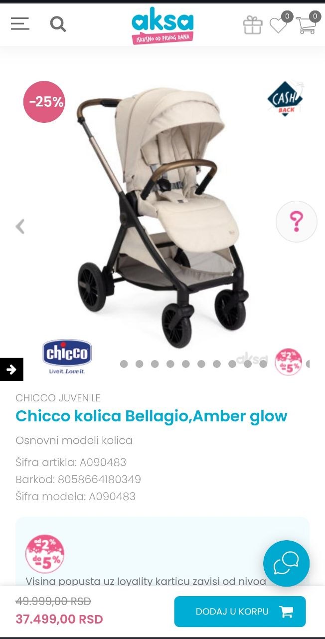 Chicco Bellagio stroller photo 5