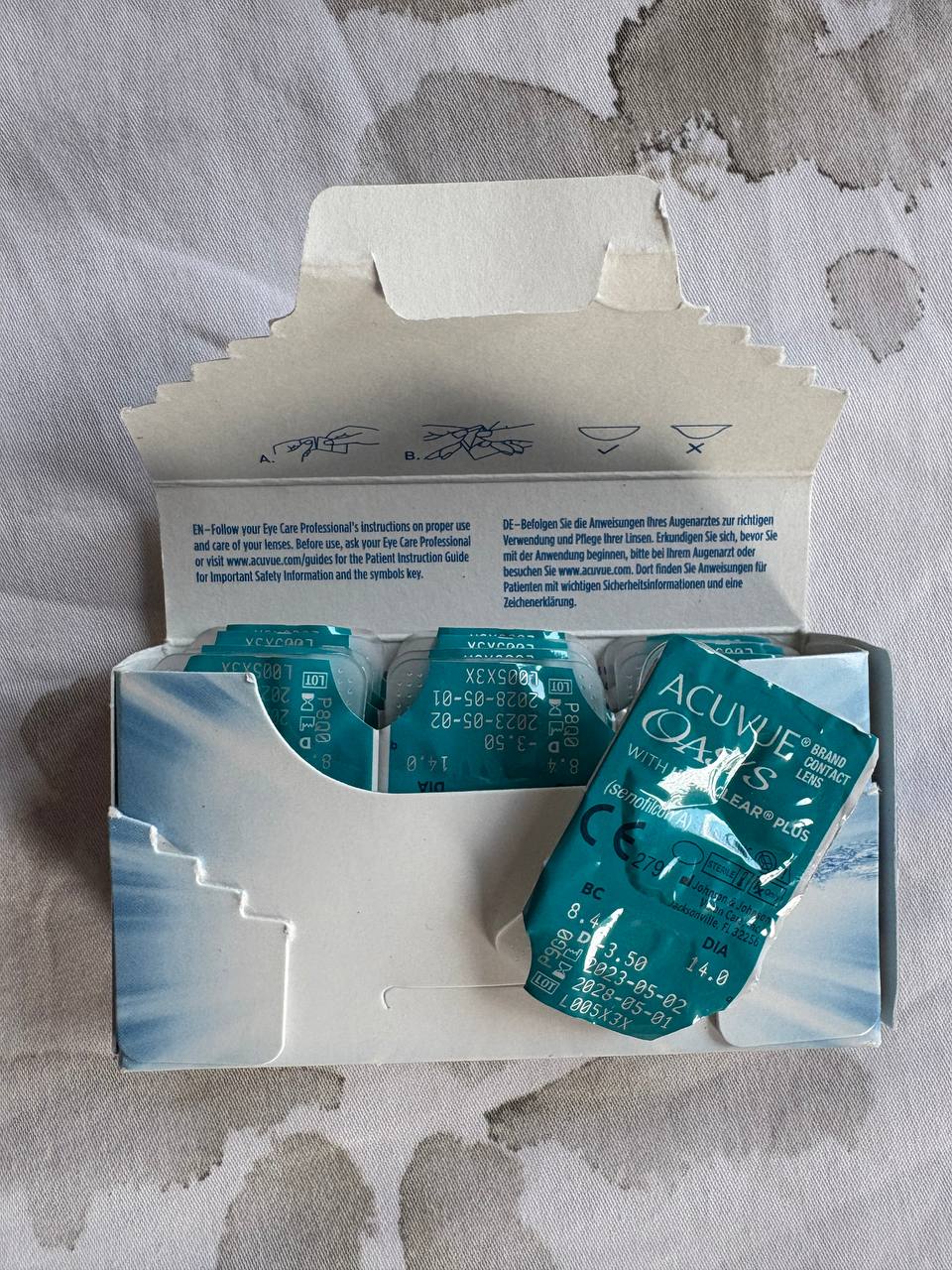 Acuvue Oasys kontaktní čočice