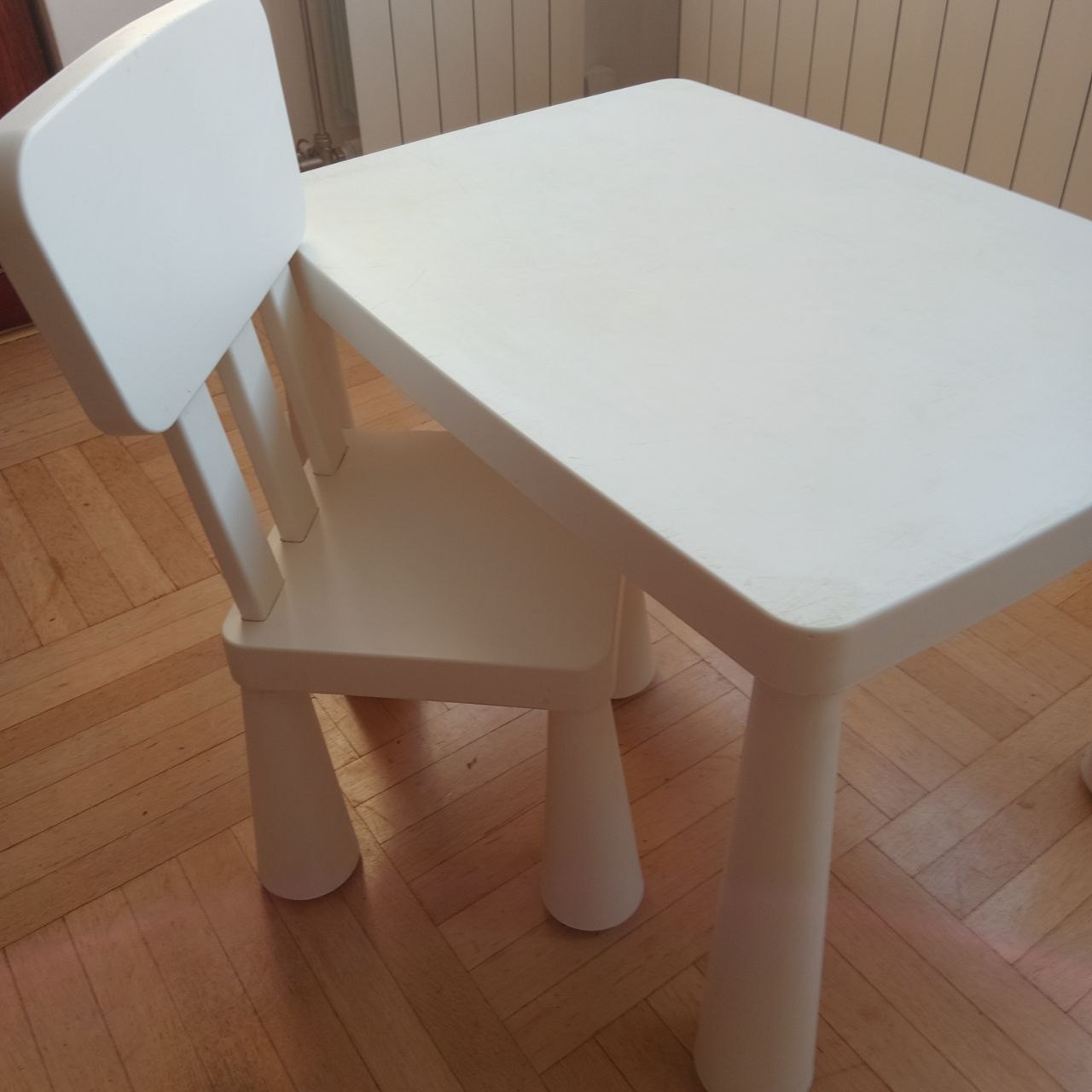 Ikea Mammut table and chair
