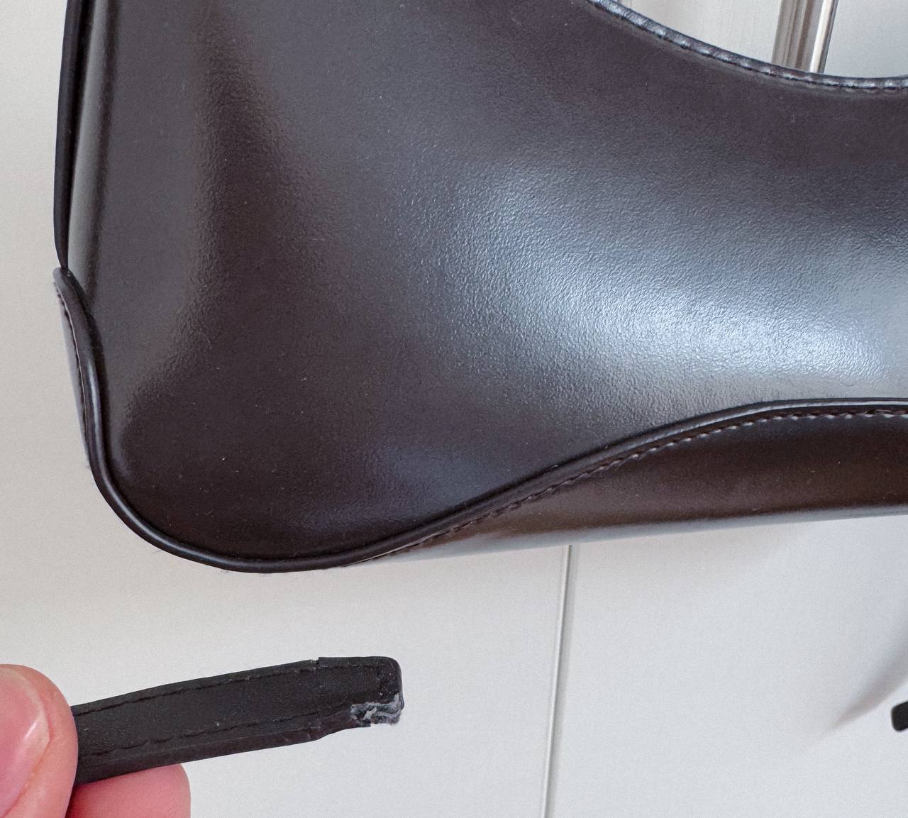 Dark brown hm handbag photo 2
