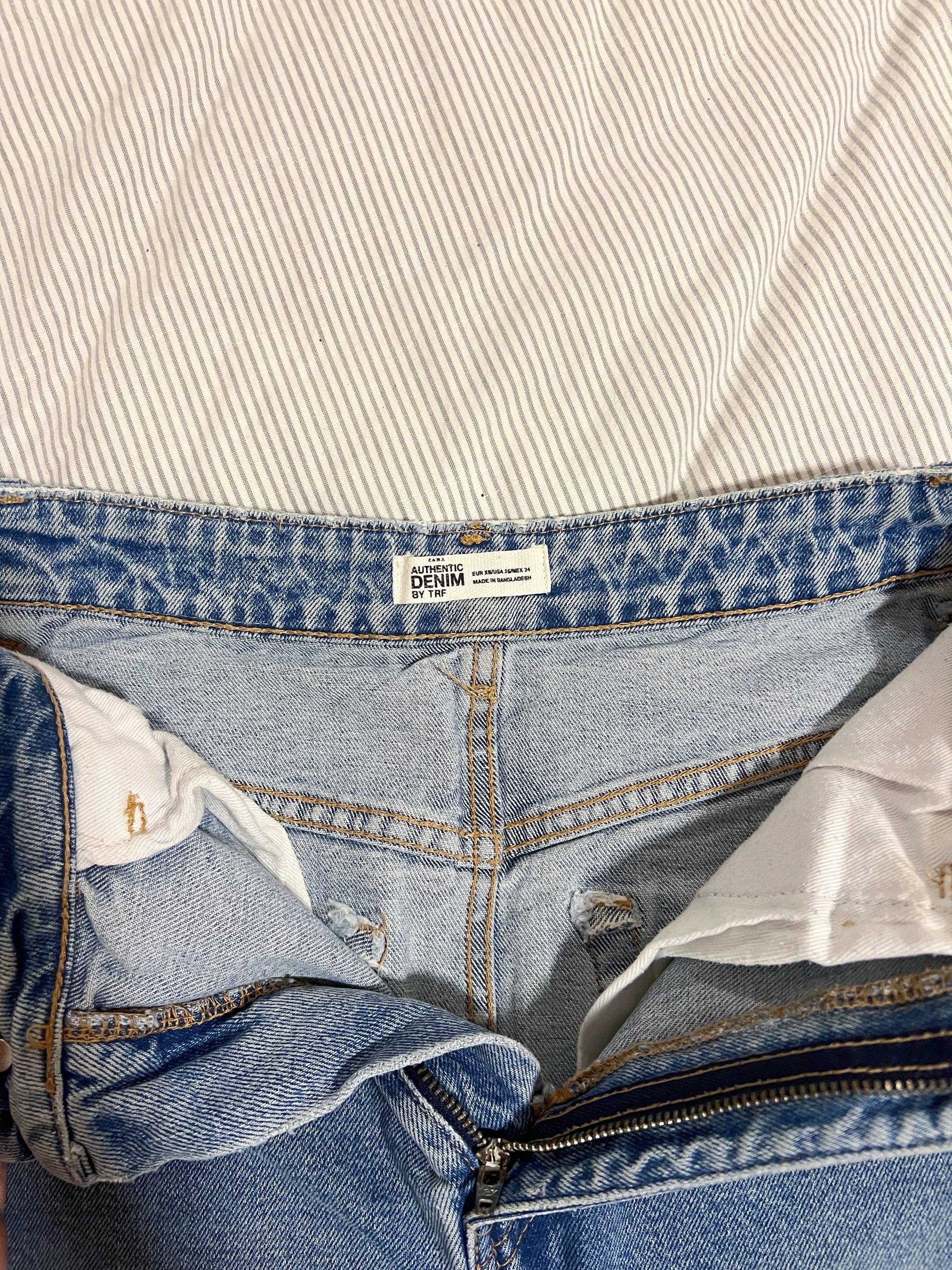 Denimska suknja Zara photo 4