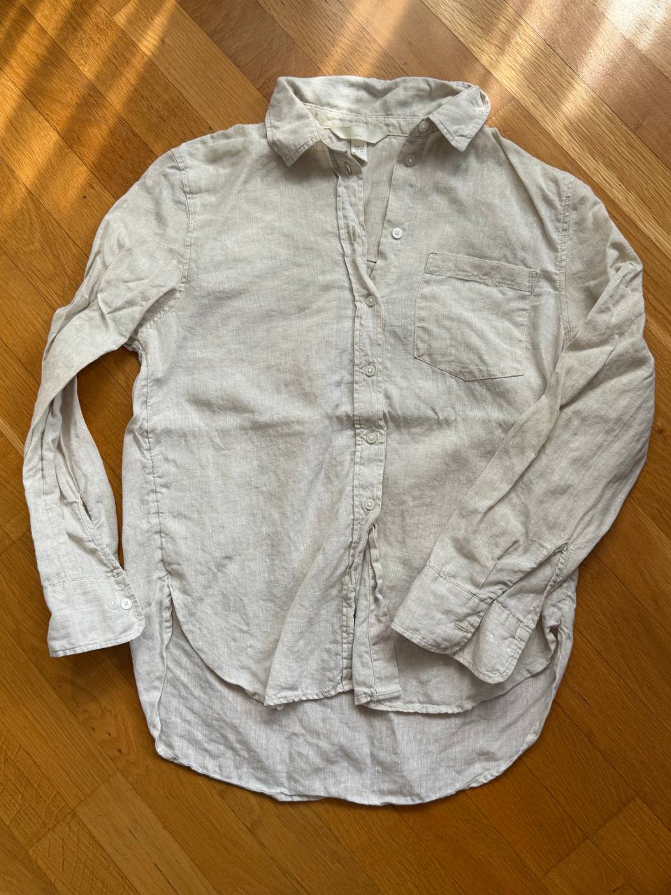 Льняная рубашка H&M
