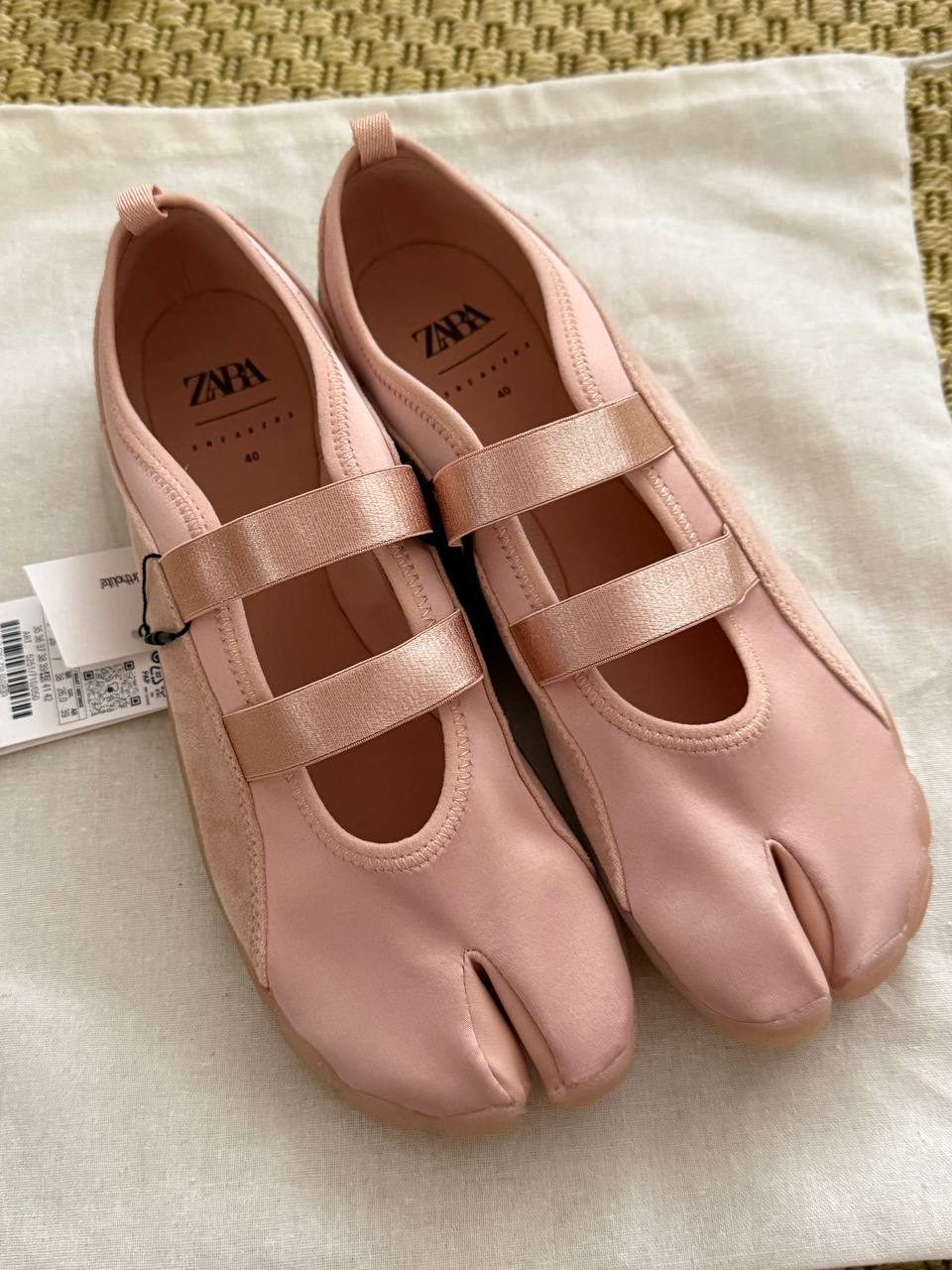Балетки-кроссовки таби ZARA photo 2
