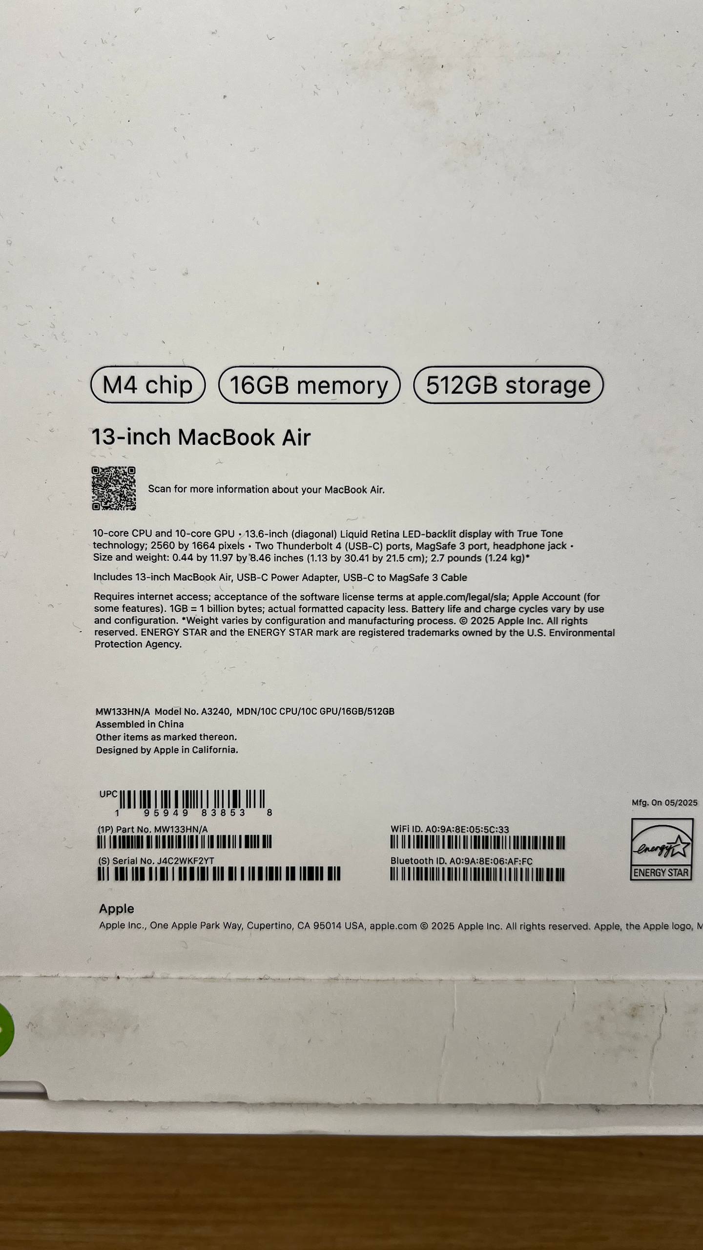MacBook Air m4