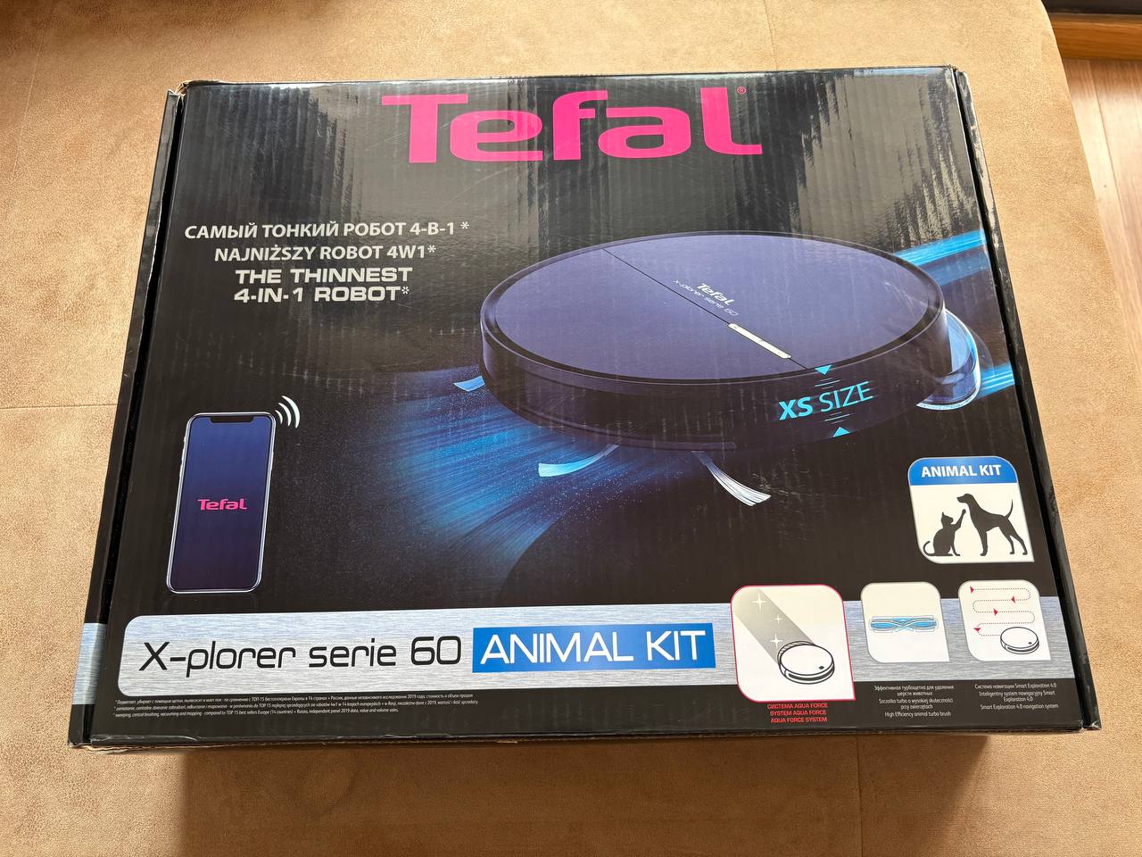 robot usisavač Tefal X-plorer Serija 60 Animal Kit