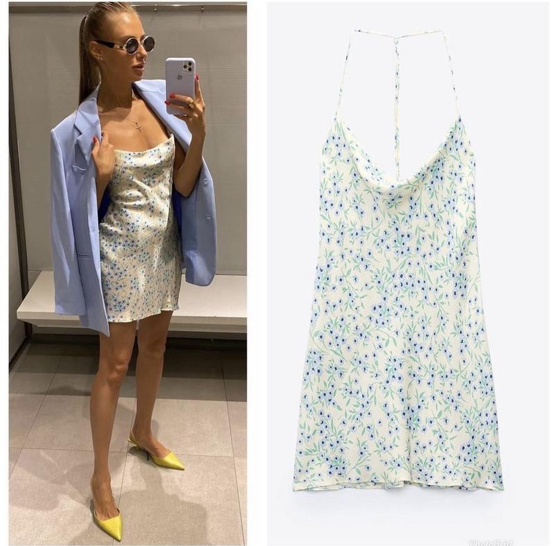 Мини платье ZARA