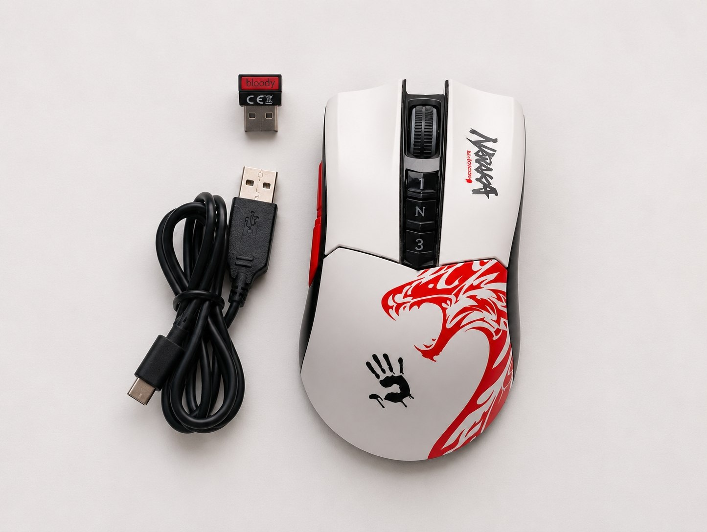 A4Tech Bloody R90 Plus Бесжичне Писаће Грло Naraka