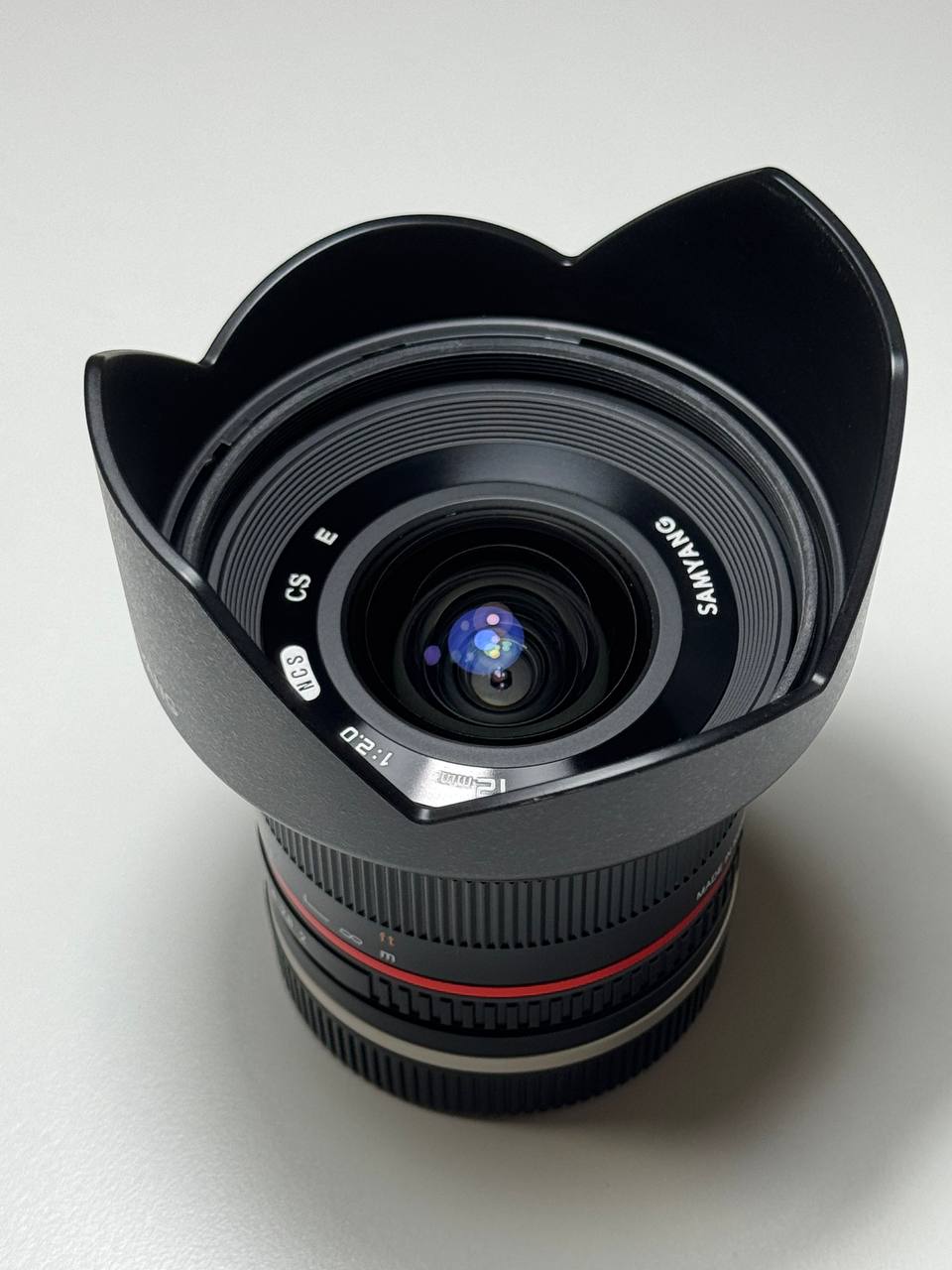 Samyang 12mm f/2 (NCS CS) сочива