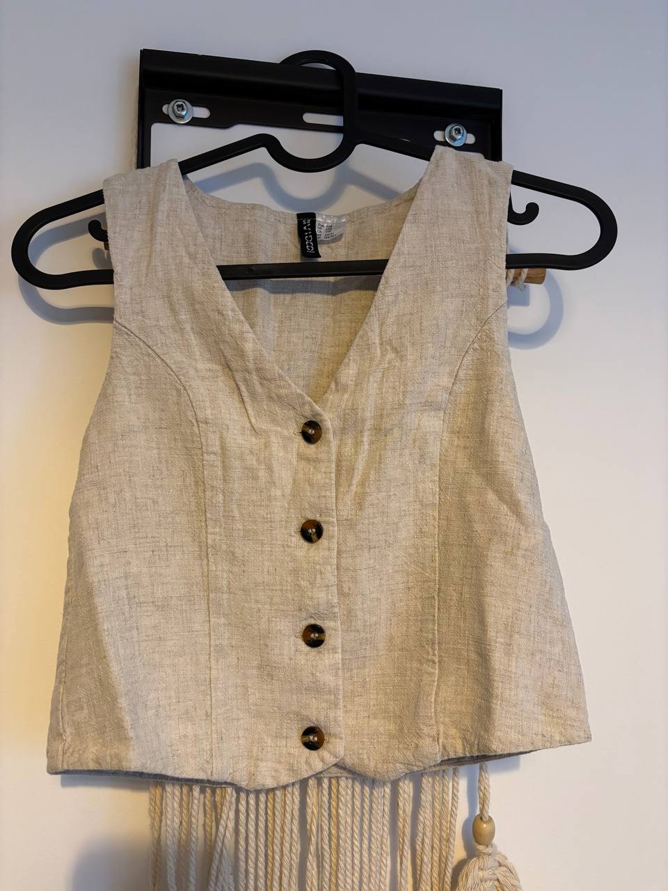 Linen waistcoat H&M