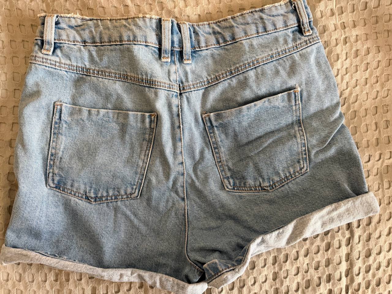 Denim shorts