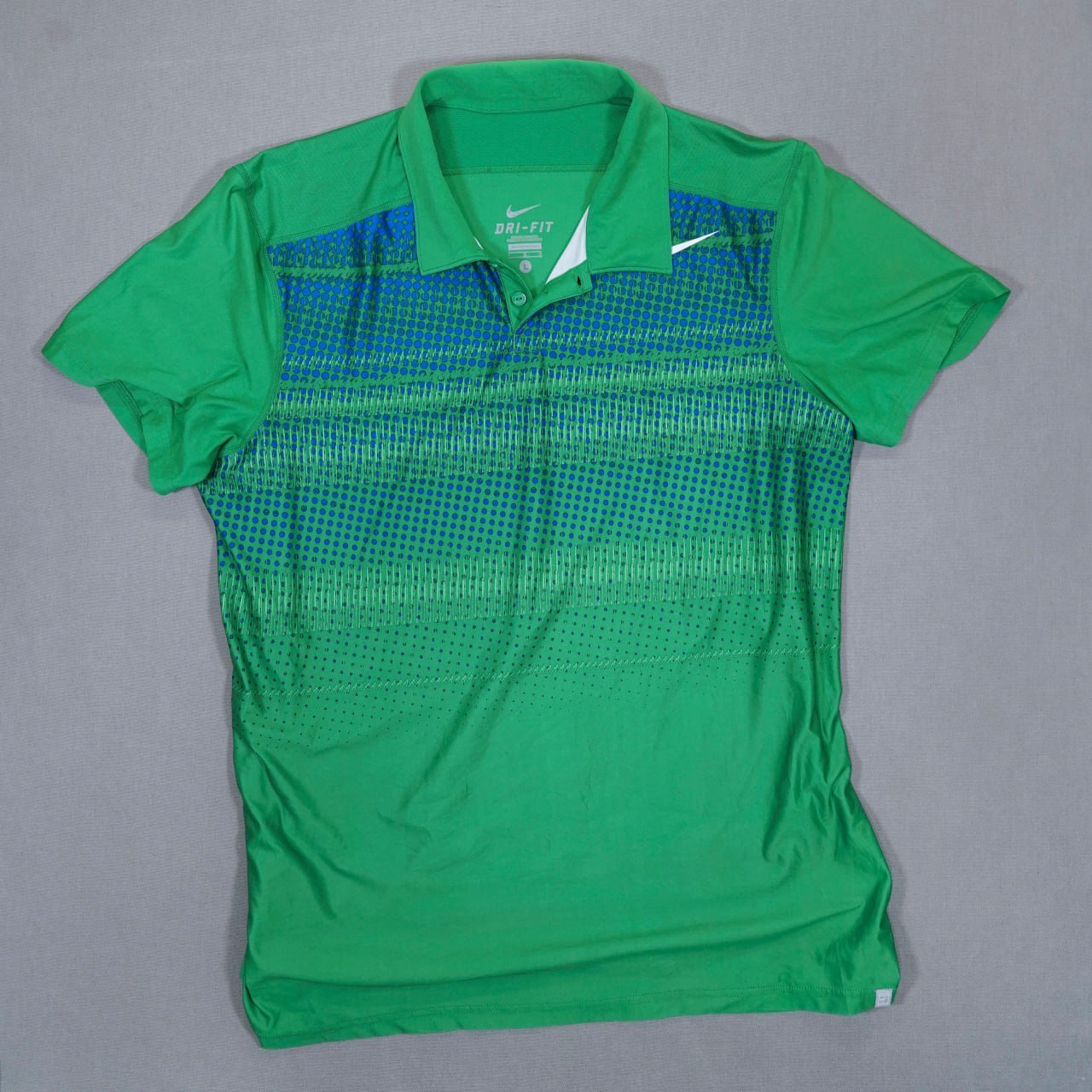 Yves Saint Laurent (YSL) Muška Polo Košulja, Vintage Šil, Tamno Plava Pojasna, Velika Veličina XXL photo 8