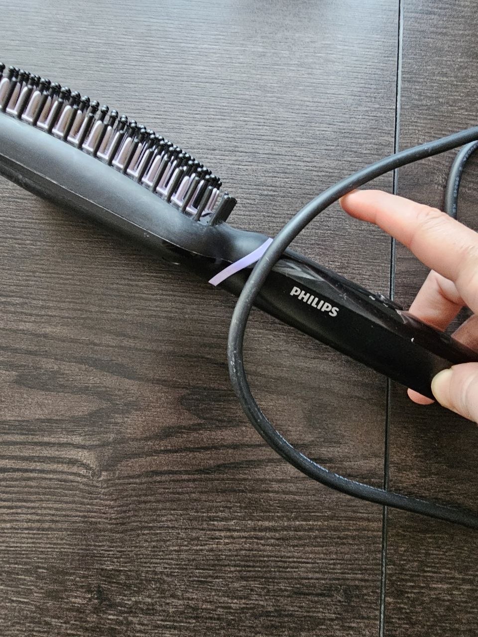 Hair straightener comb photo 2