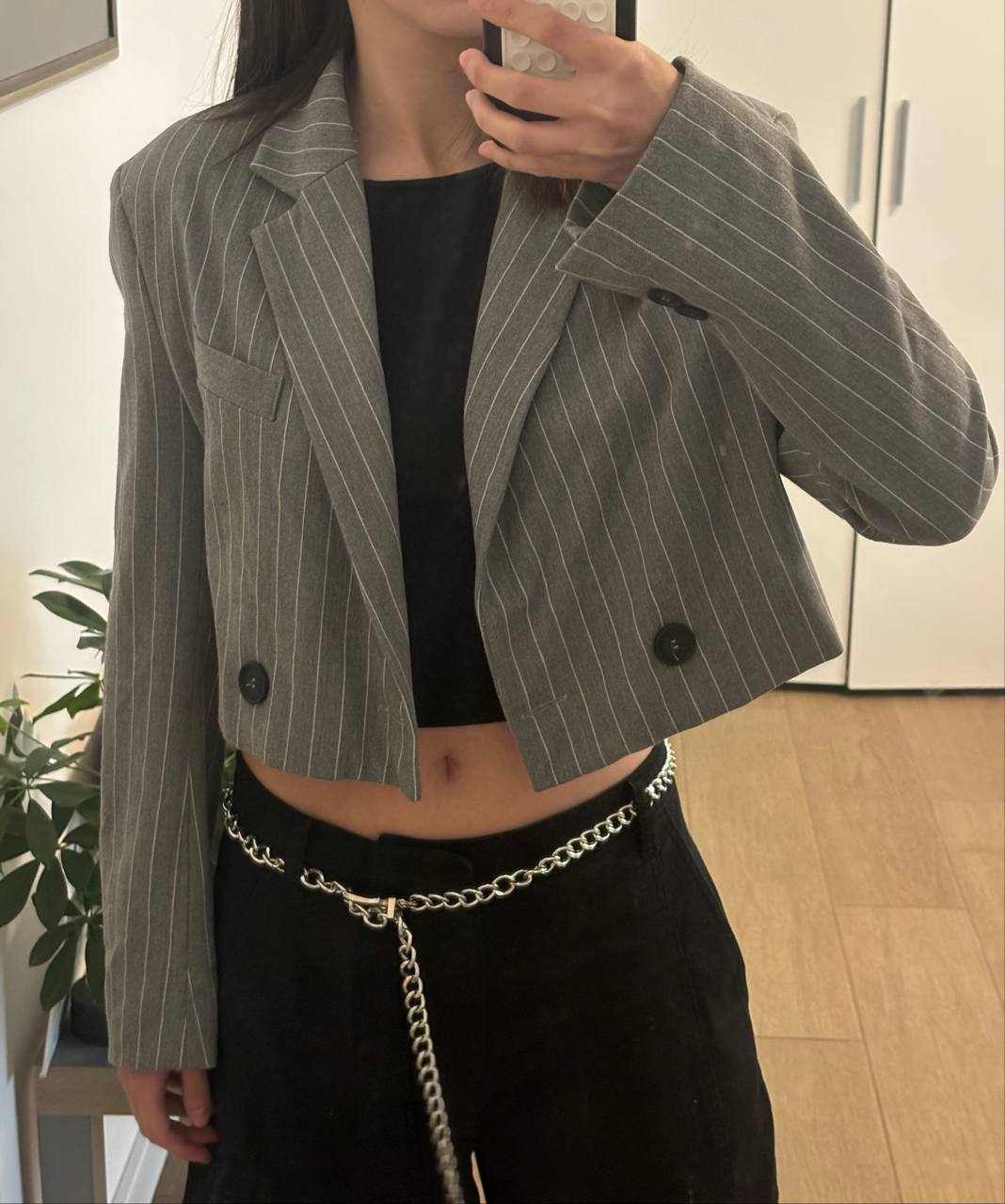 Skraćeni blazer Bershka