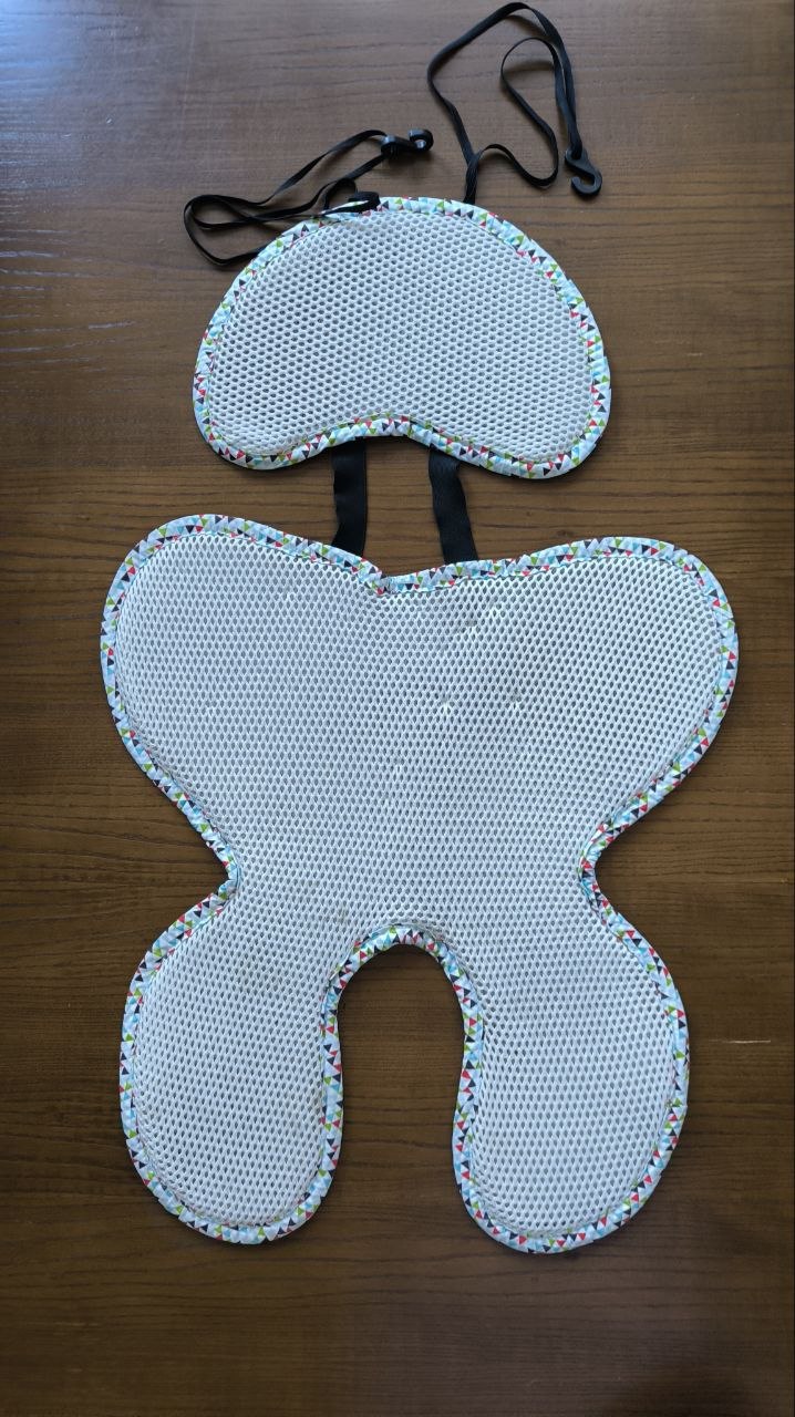 Breathable insert for car seat/child seat